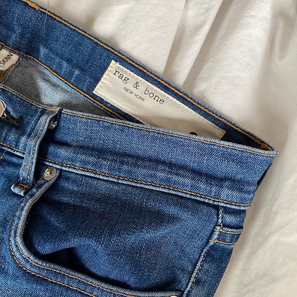 Rag & Bone high rise skinny jeans